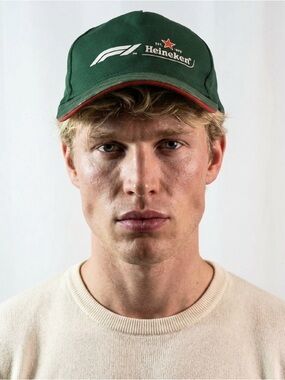 Formula 1 Heineken Baseball Cap Green Adjustable Strap Men's